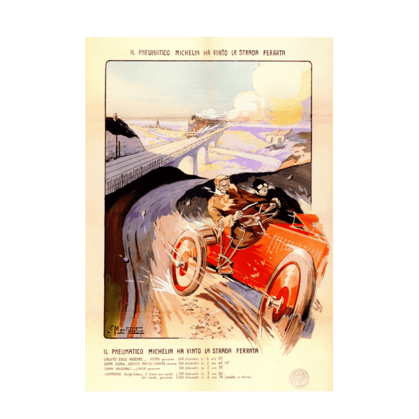 affiche michelin italienne - SOUVENIR 