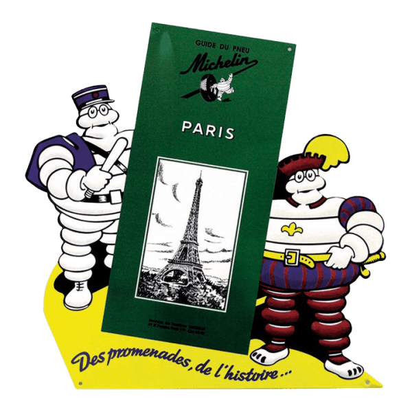 Tole découpée Michelin Paris - SOUVENIR 