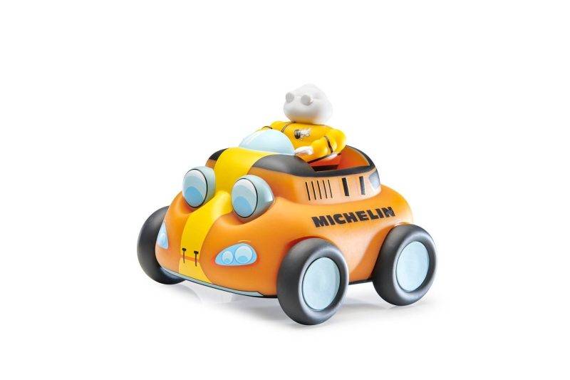 Modeles-reduits-Bibendum-mobile-mille-pattes-et-son-bibendum-pilote-artoyz1 -Michelin Collectors