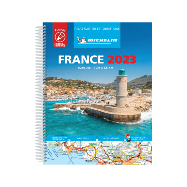 Atlas plastifié 2023 - CARTES ET GUIDES MICHELIN 