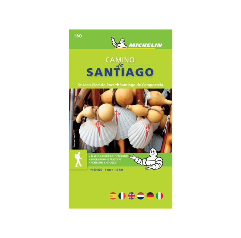 Carte camino de santiago michelin - CARTES ET GUIDES