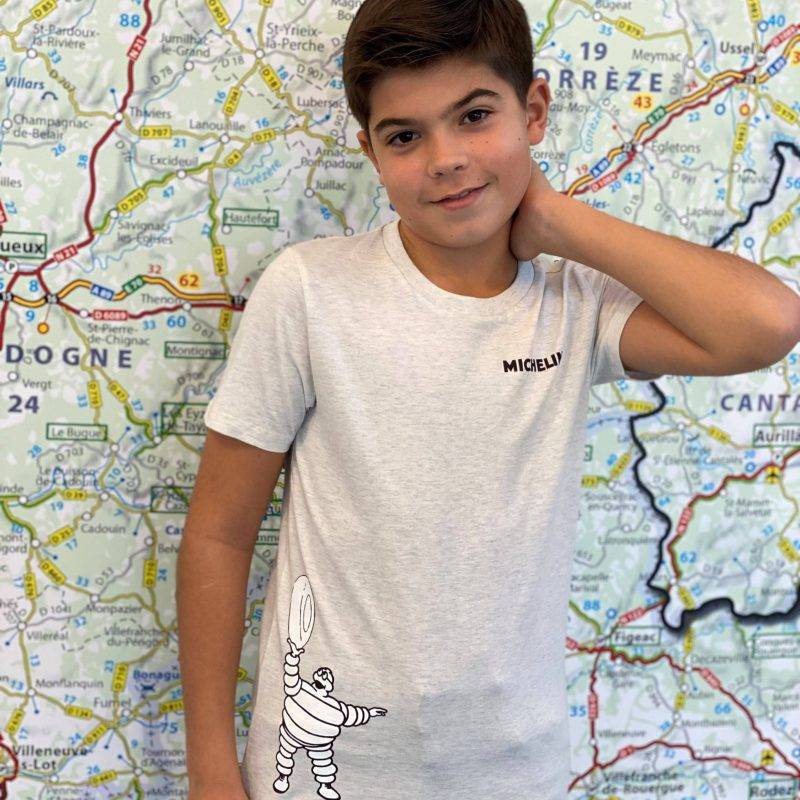 tee shirt enfant Bibendum pneu 1 - habillement