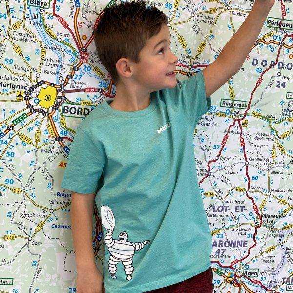 tee shirt enfant Bibendum pneu - habillement 