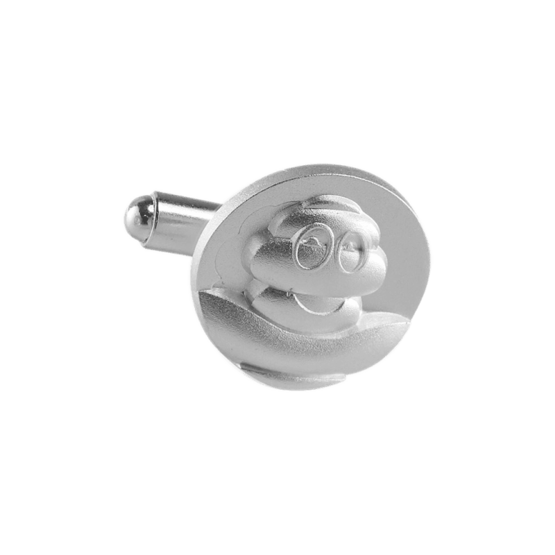 Boutons de manchettes - Bib Monocle (argent) (2) - MICHELIN COLLECTORS