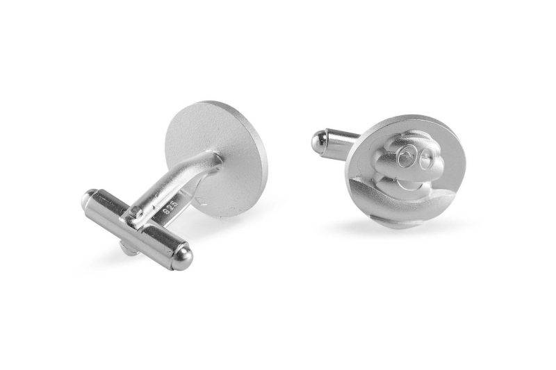 Boutons de manchettes - Bib Monocle (argent) (3) - MICHELIN COLLECTORS