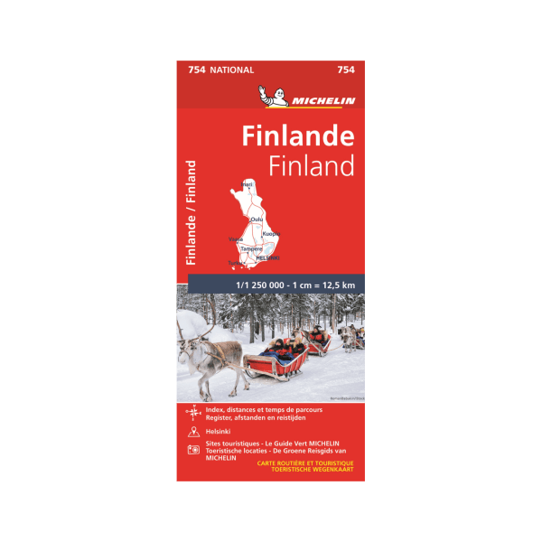 CN Finlande 754 - CARTES ET GUIDES MICHELIN