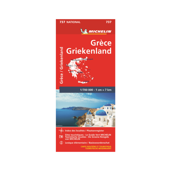 CN Grèce 737 - CARTES ET GUIDES MICHELIN