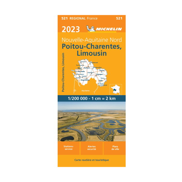 CR 521 Poitou Charentes, Limousin - cartes et guides