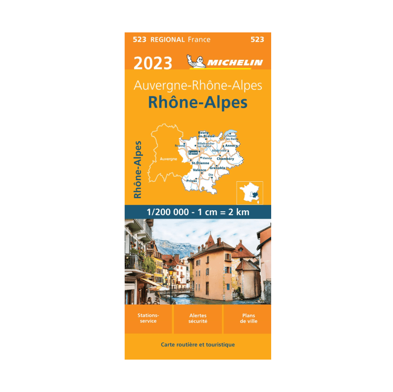 CR 523 Rhône Alpes - cartes et guides
