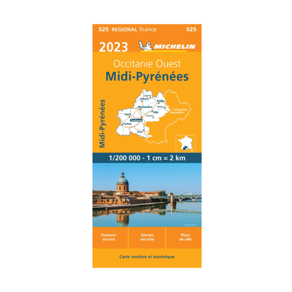CR 525 Midi Pyrénées - cartes et guides