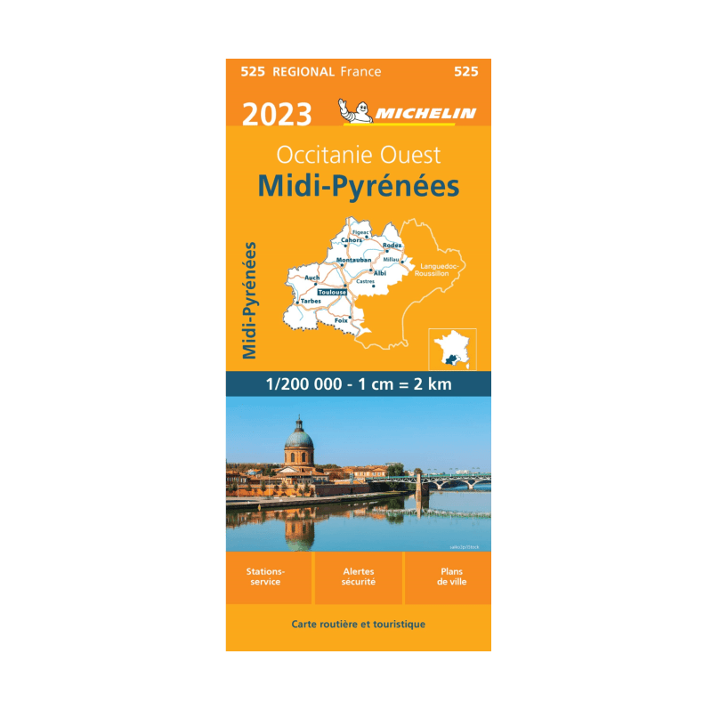 CR 525 Midi Pyrénées - cartes et guides