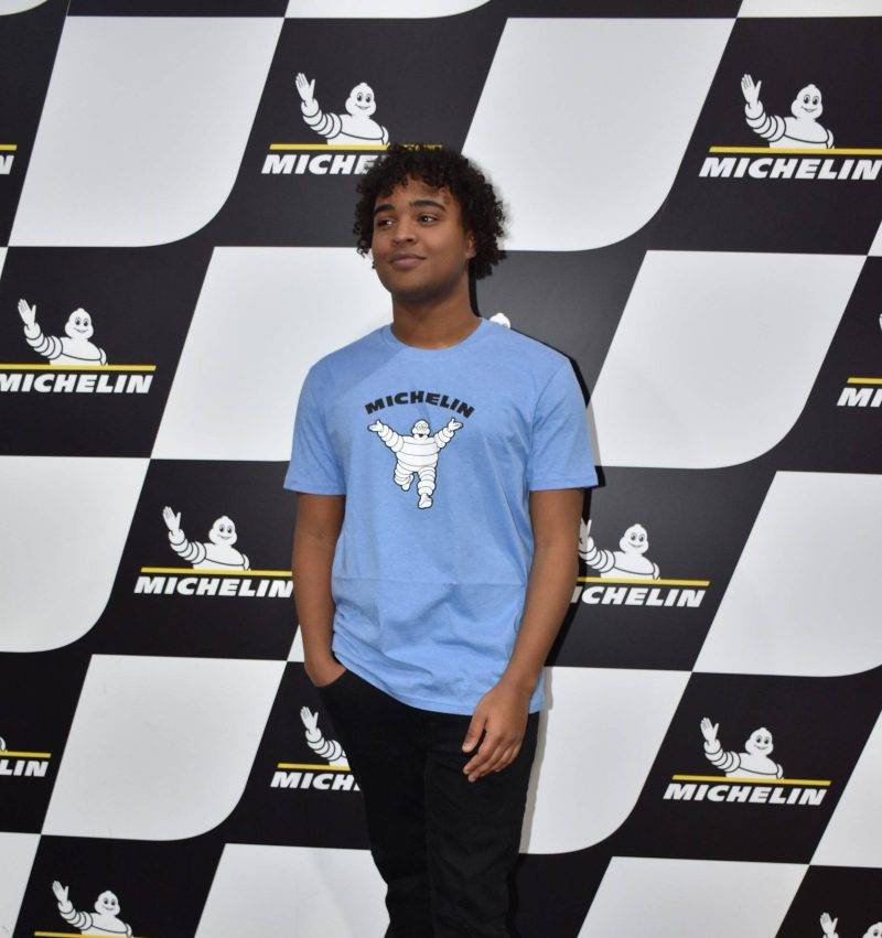 ts hom Michelin bleu-textile