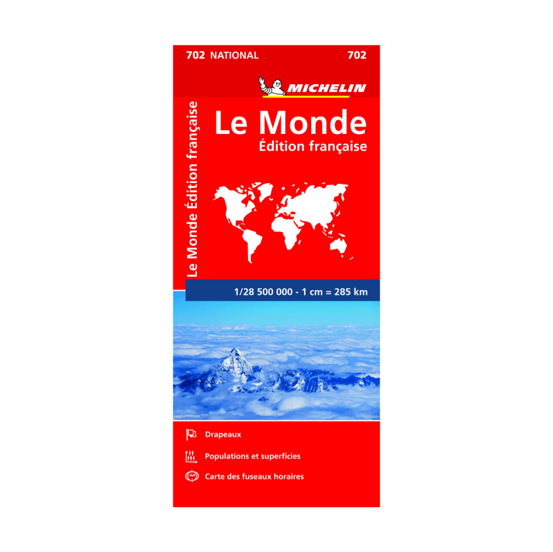 carte le monde - michelin - cartes et guides