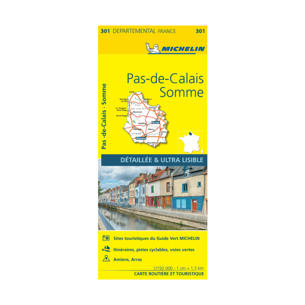 CD 301 Pas de Calais - CARTES ET GUIDES MICHELIN