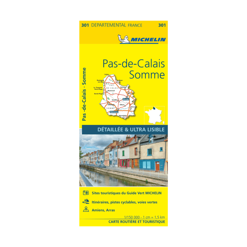 CD 301 Pas de Calais - CARTES ET GUIDES MICHELIN