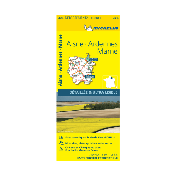 CD 306 Aisne - CARTES ET GUIDES MICHELIN