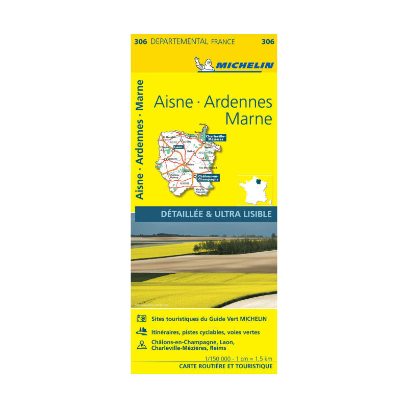 CD 306 Aisne - CARTES ET GUIDES MICHELIN