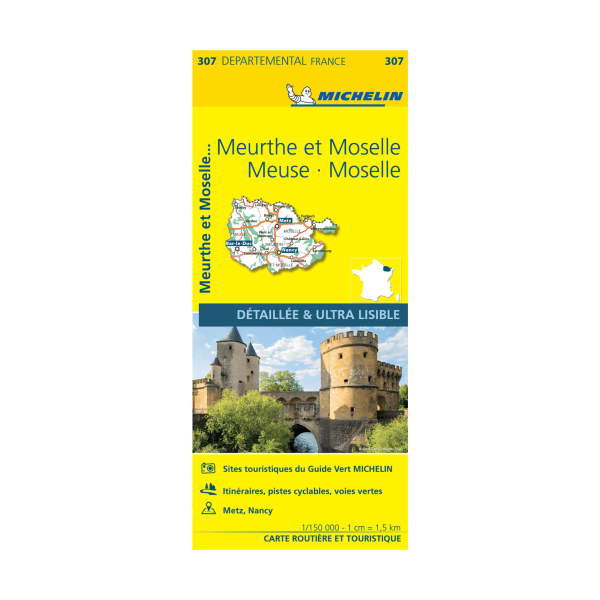 CD 307 meurthe et moselle - CARTES ET GUIDES MICHELIN