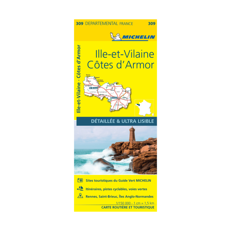 CD 309 Ille et vilaine - CARTES ET GUIDES MICHELIN