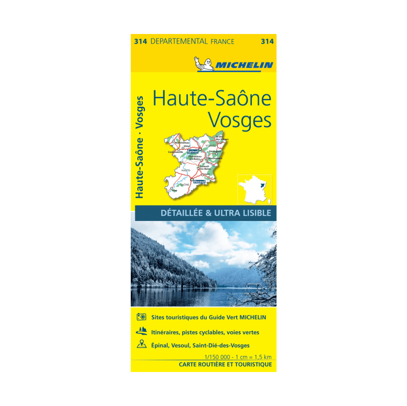 CD 314 vosges - CARTES ET GUIDES