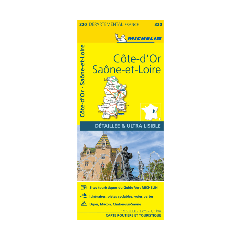 CD 320 Cote d'Or - CARTES ET GUIDES