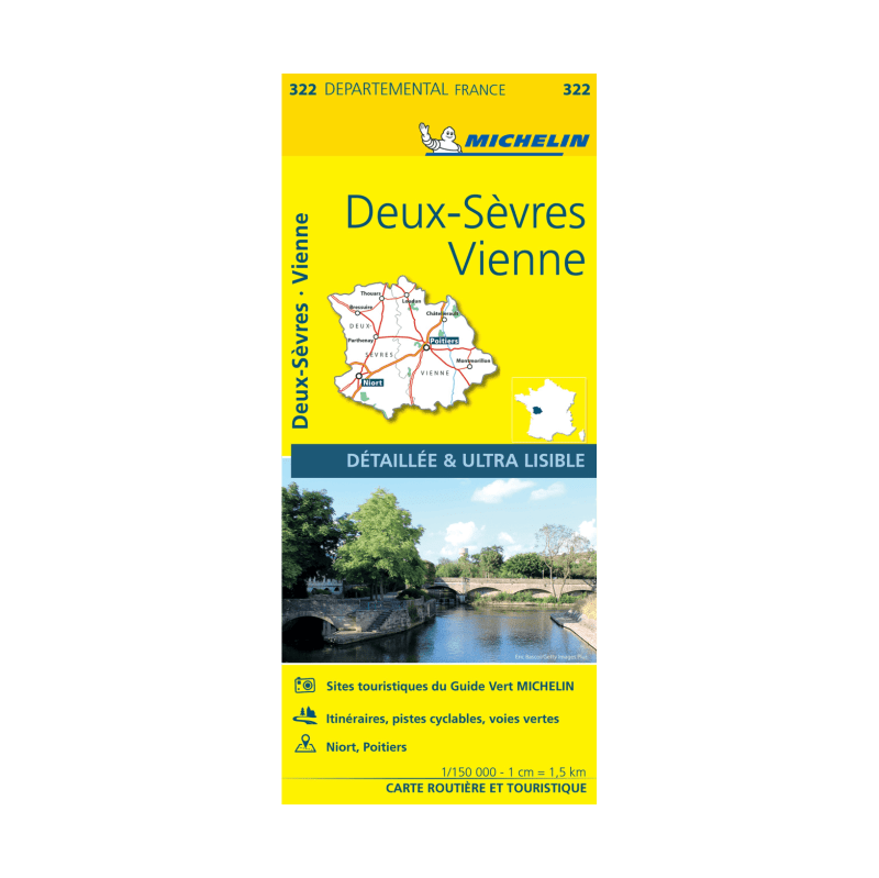 CD 322 deux sèvres - CARTES ET GUIDES