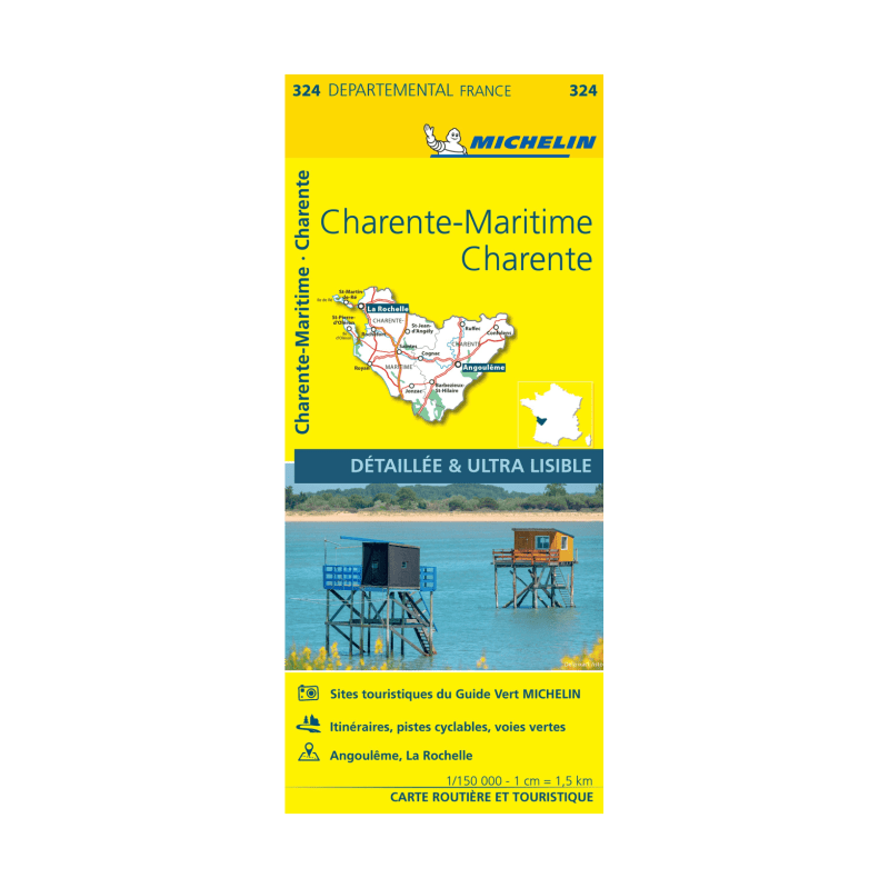 CD 324 Charente Maritime - CARTES ET GUIDES