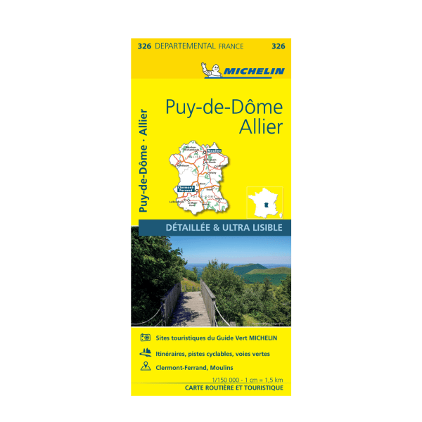 CD 326 PDD allier - CARTES ET GUIDES MICHELIN 