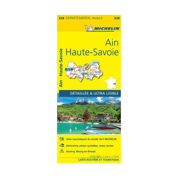 CD 328 Ain - CARTES ET GUIDES MICHELIN