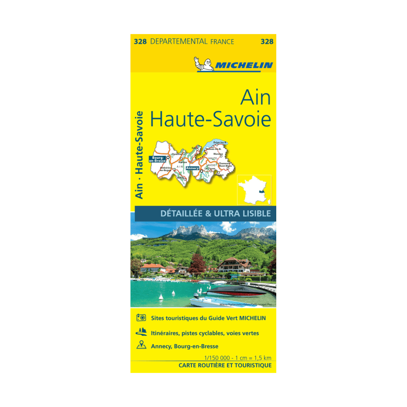 CD 328 Ain - CARTES ET GUIDES MICHELIN