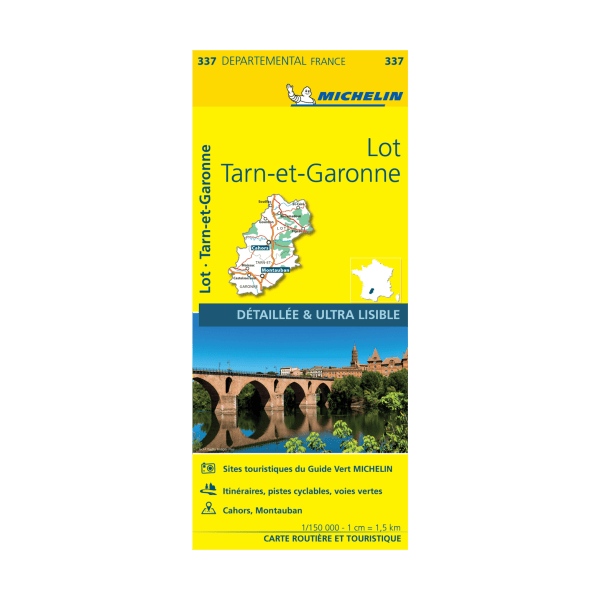 CD 337 Lot et Tarn et Garonne - Cartes et Guides MICHELIN