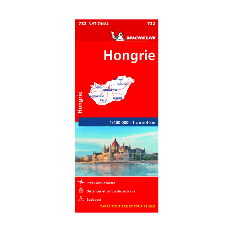 CN 732 Hongrie - CARTES ET GUIDES MICHELIN