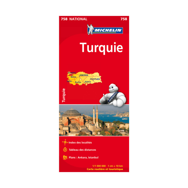 CN 758 Turquie - CARTES ET GUIDES MICHELIN