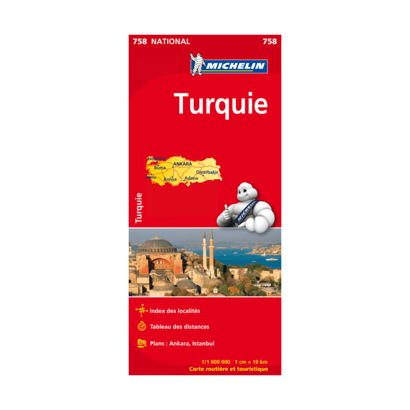 CN 758 Turquie - CARTES ET GUIDES MICHELIN