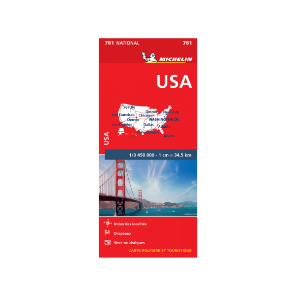 CN 761 USA - CARTES ET GUIDES MICHELIN 