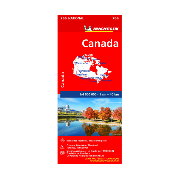 CN 766 Canada - Cartes et Guides Michelin 