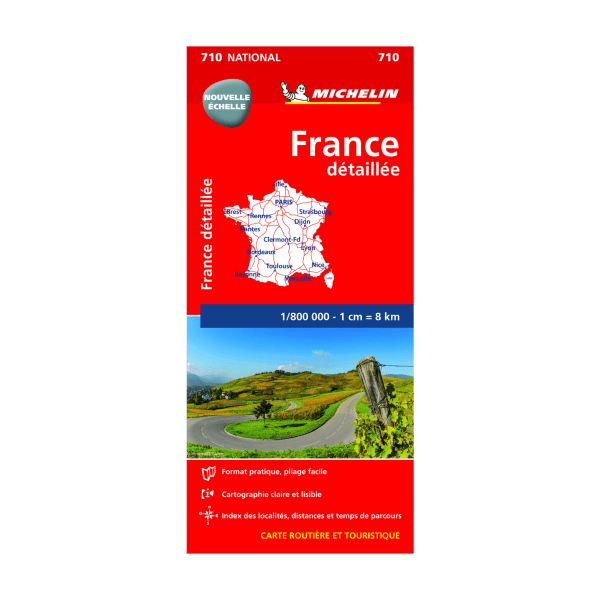 CN France détaillée 710 - CARTES ET GUIDES MICHELIN 