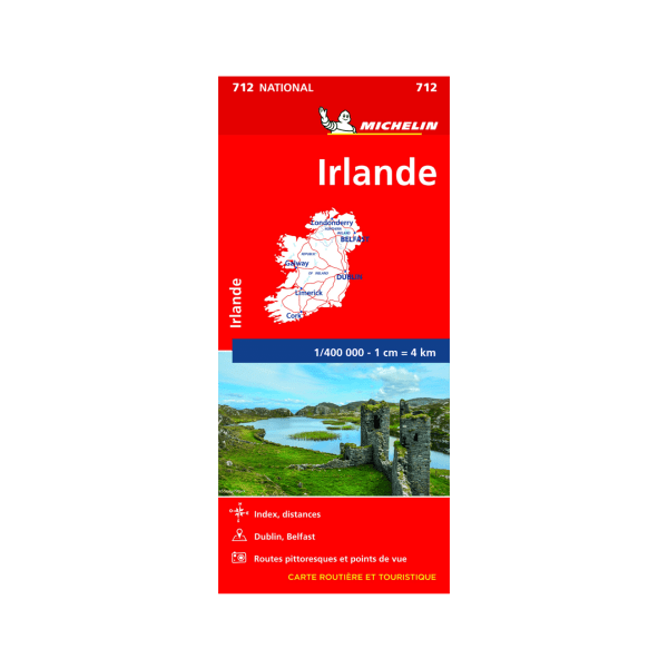 CN Irlande 712 - CARTES ET GUIDES MICHELIN