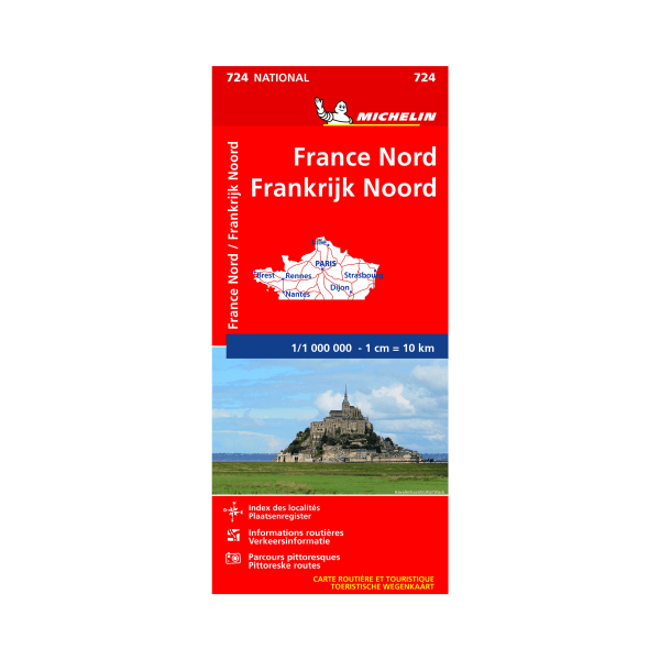 CN france nord 724 - CARTES ET GUIDES MICHELIN