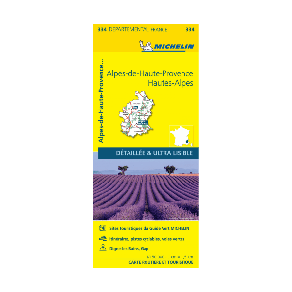 CR 334 Alpes de Haute Provence - CARTES ET GUIDES MICHELIN