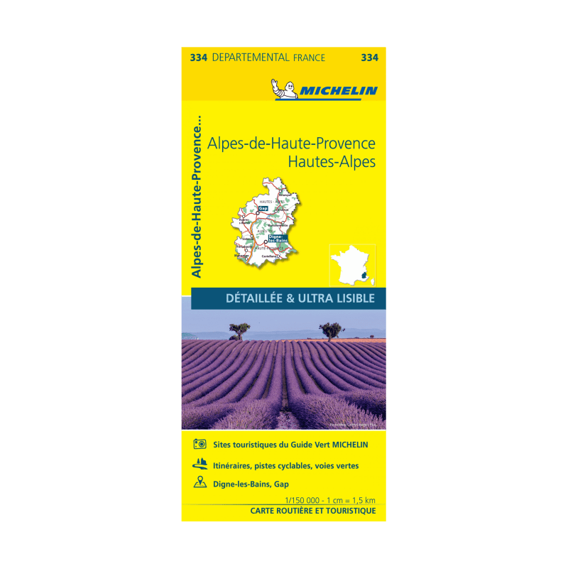 CR 334 Alpes de Haute Provence - CARTES ET GUIDES MICHELIN
