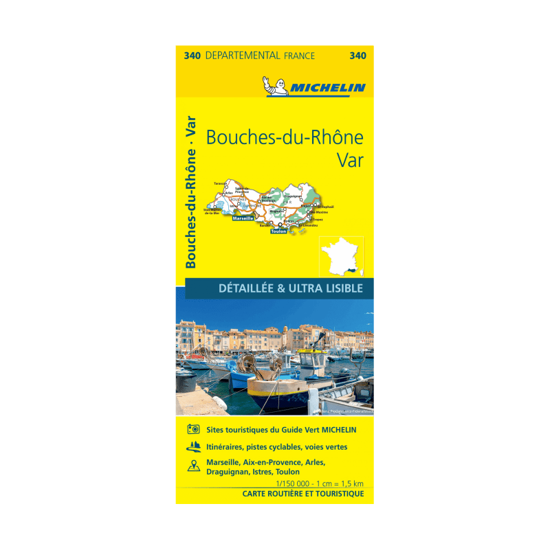 CR 340 Bouches du Rhône Var - CARTES ET GUIDES MICHELIN