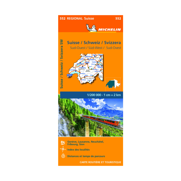 CR 552 Suisse sud ouest - CARTES ET GUIDES MICHELIN