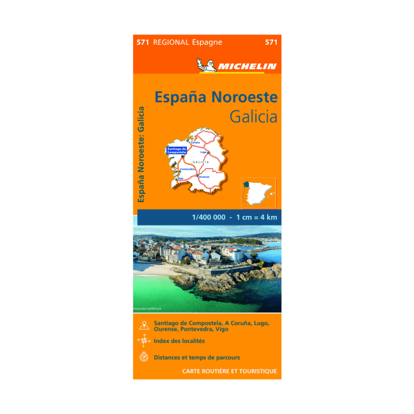 CR 571 Espagne nord ouest - CARTES ET GUIDES MICHELIN 