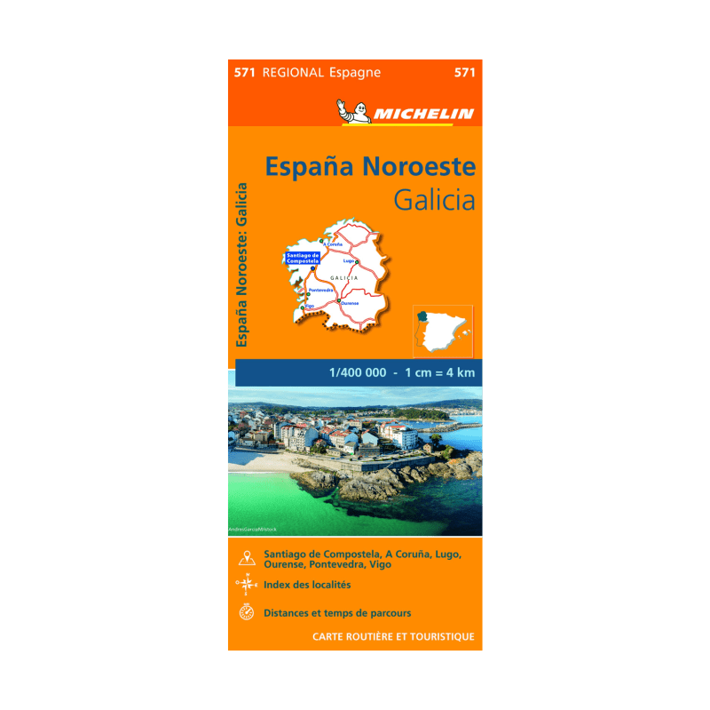 CR 571 Espagne nord ouest - CARTES ET GUIDES MICHELIN