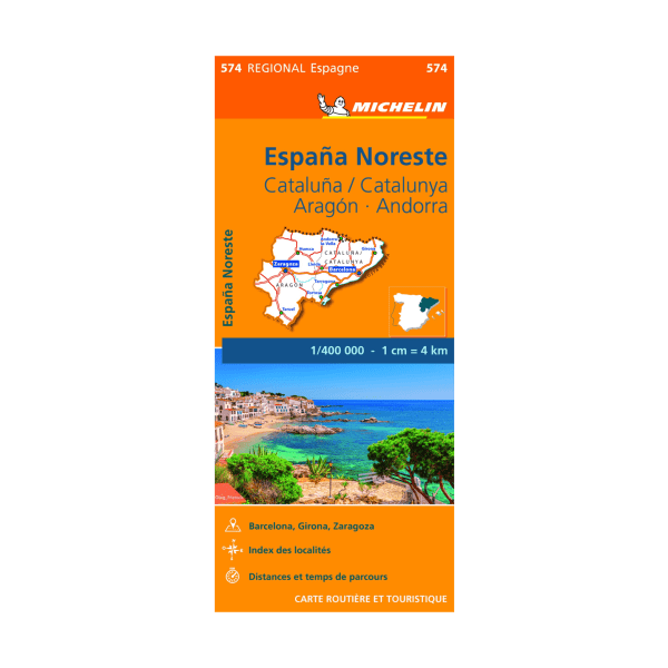 CR 574 Espagne nord est - CARTES ET GUIDES MICHELIN 