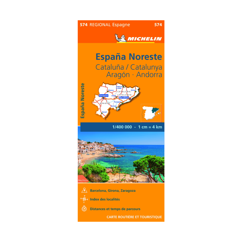 CR 574 Espagne nord est - CARTES ET GUIDES MICHELIN