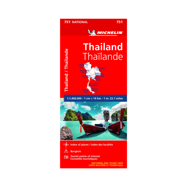 carte thailande - CARTES ET GUIDES MICHELIN 