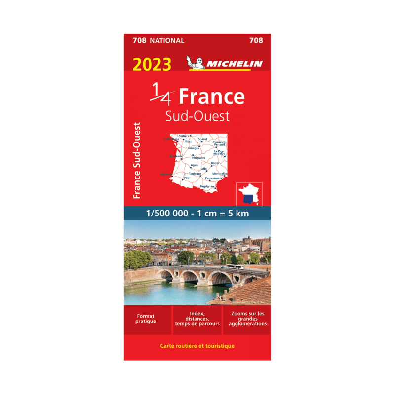 cn-france-sud-ouest-708 - CARTES ET GUIDES MICHELIN