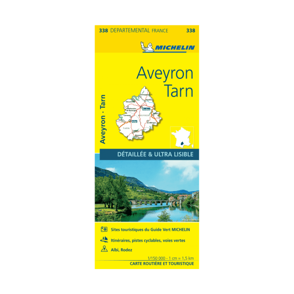 CD 338 Aveyron Tarn - CARTES ET GUIDES MICHELIN